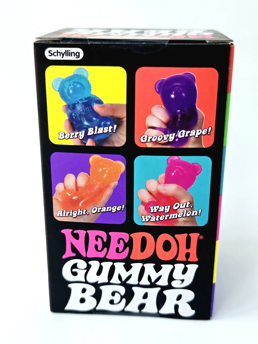 NeeDoh Gummy Bear Squishy Fidget Sensory Toy Orange NIB Schylling
